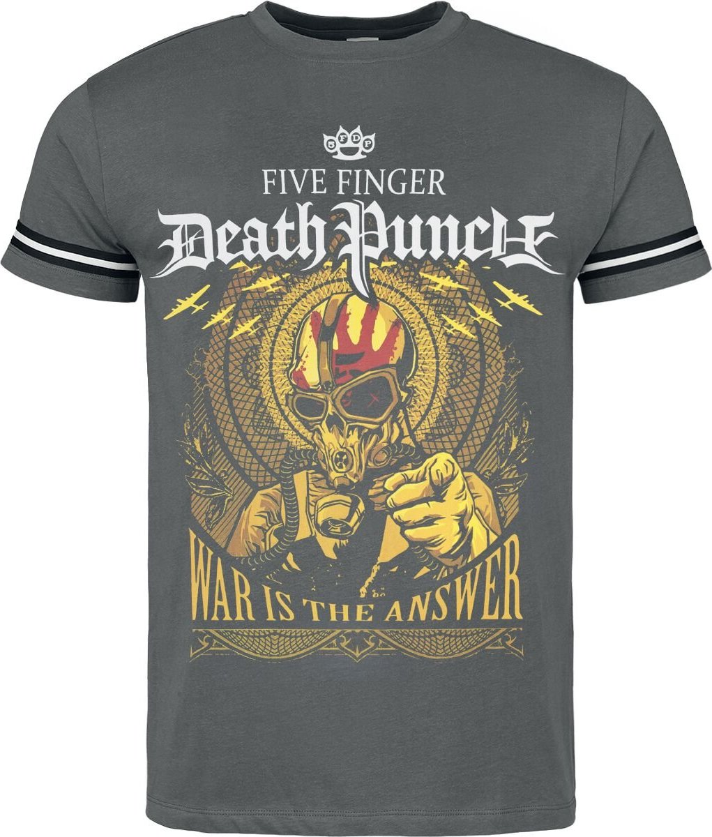 Five Finger Death Punch War Is The Answer Tričko šedá - RockTime.cz