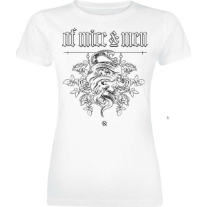 Of Mice & Men Snake Dámské tričko bílá