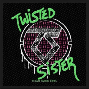 Twisted Sister Spray Logo nášivka vícebarevný - RockTime.cz