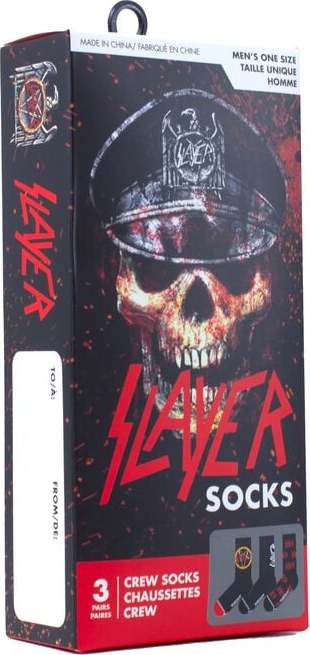 Slayer 3er Pack Giftbox Ponožky vícebarevný - RockTime.cz