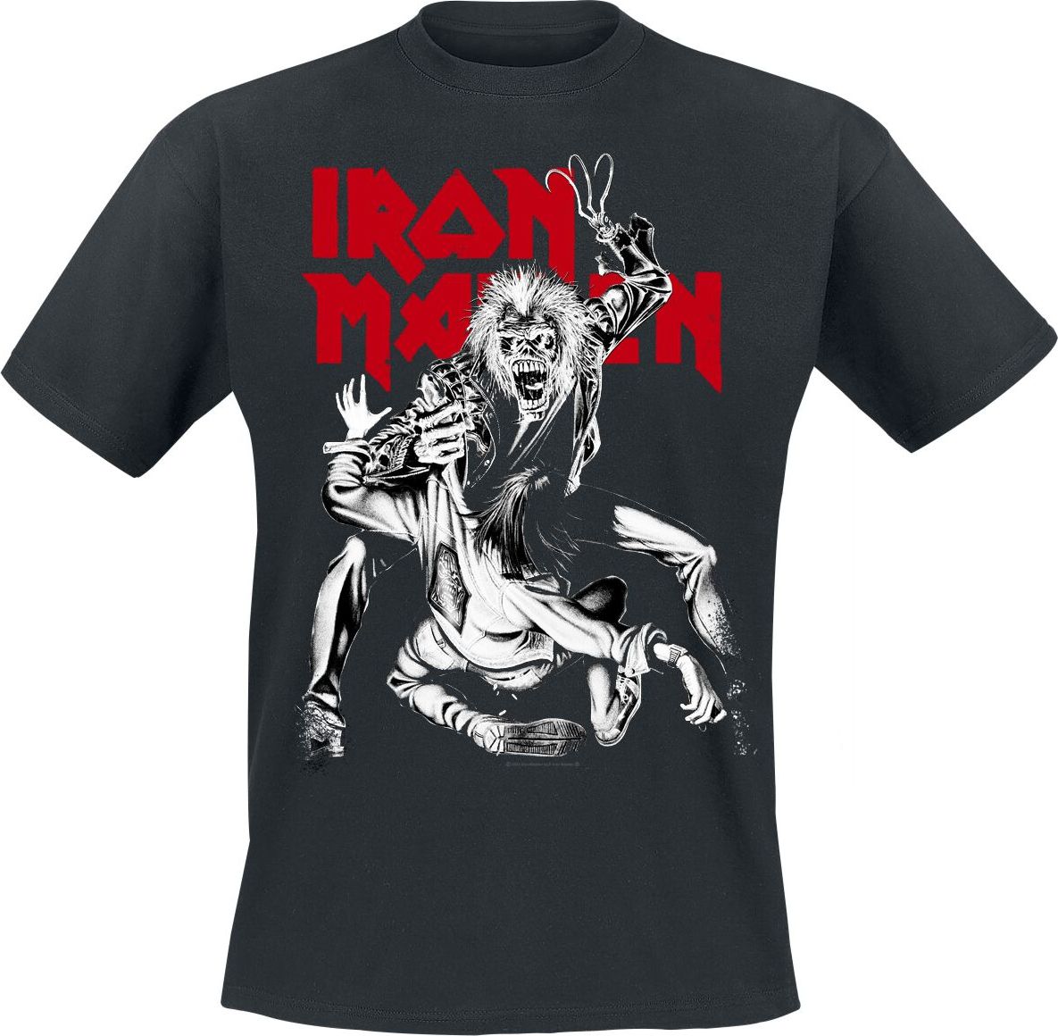 Iron Maiden Claw Crop Red Tričko černá - RockTime.cz