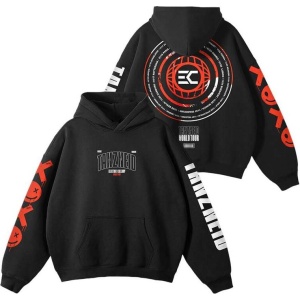 Electric Callboy Tanzneid Tour Circle Mikina s kapucí černá - RockTime.cz