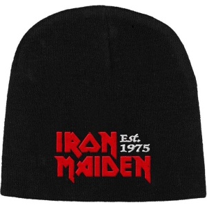 Iron Maiden Est. 1975 Beanie čepice černá - RockTime.cz