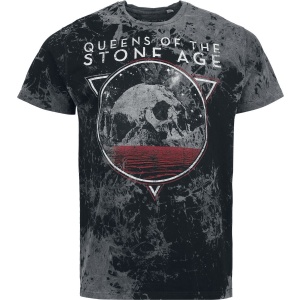 Queens Of The Stone Age Skull Tričko šedá - RockTime.cz