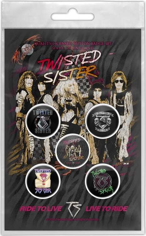 Twisted Sister Ride To Live Odznak vícebarevný - RockTime.cz