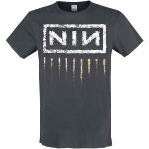 Nine Inch Nails Amplified Collection - Downward Spiral Tričko charcoal - RockTime.cz