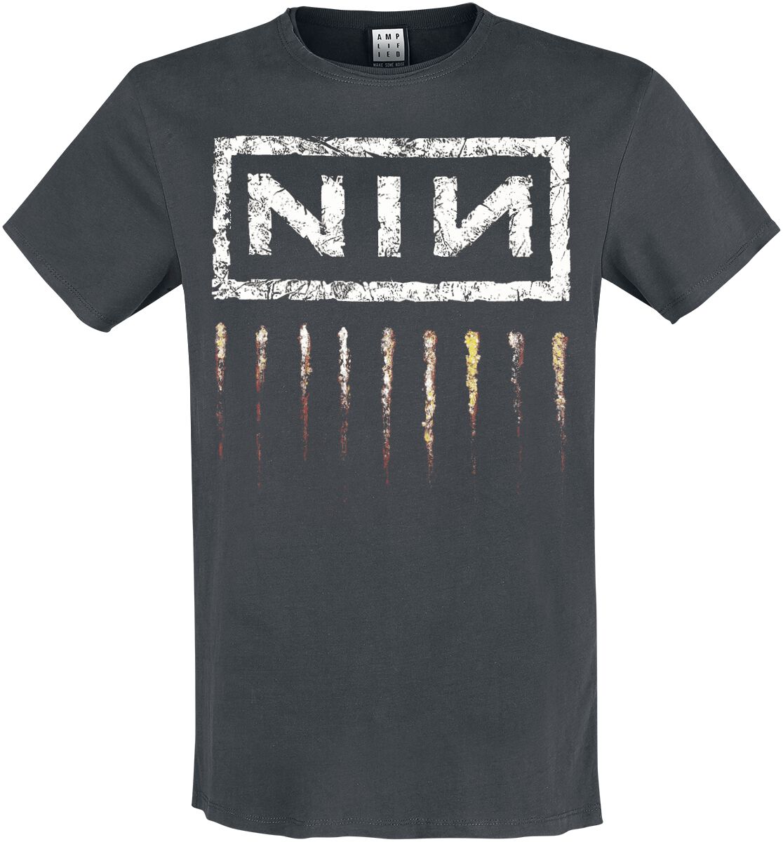 Nine Inch Nails Amplified Collection - Downward Spiral Tričko charcoal - RockTime.cz