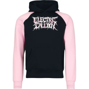 Electric Callboy Logo Mikina s kapucí cerná/ružová - RockTime.cz