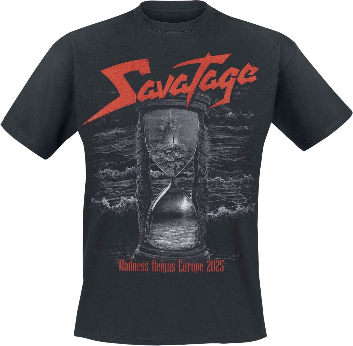 Savatage Hourglass - Tour 2025 Tričko černá - RockTime.cz