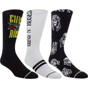 Guns N' Roses 3er Pack Giftbox Ponožky vícebarevný - RockTime.cz