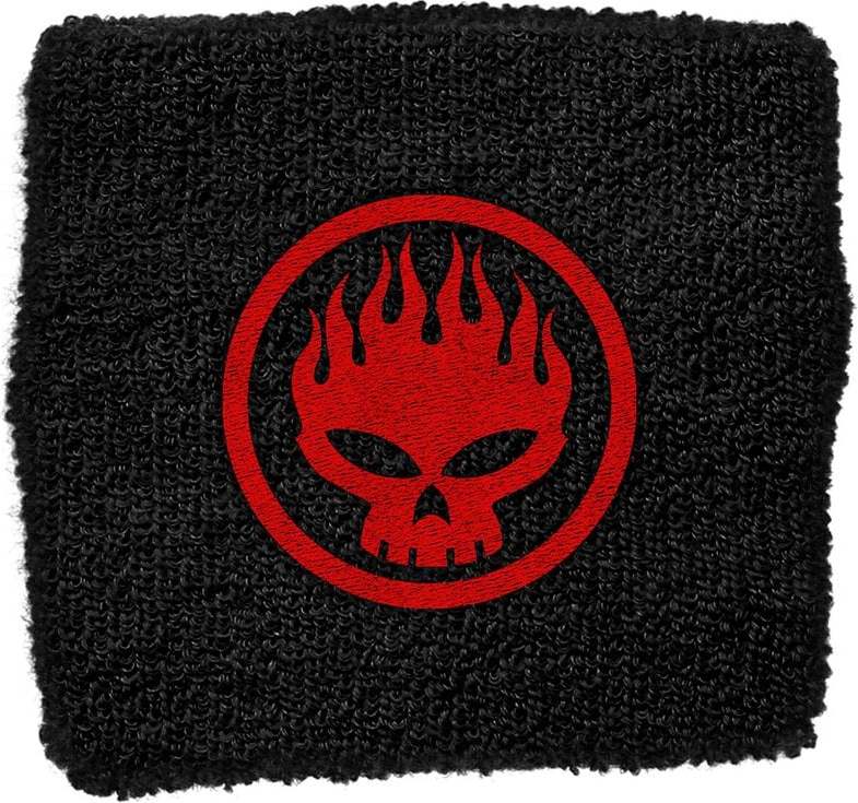 The Offspring Skull Logo Potítko černá - RockTime.cz