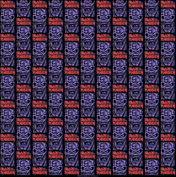 Iron Maiden Est. 1975 Bandana - malý šátek černá - RockTime.cz