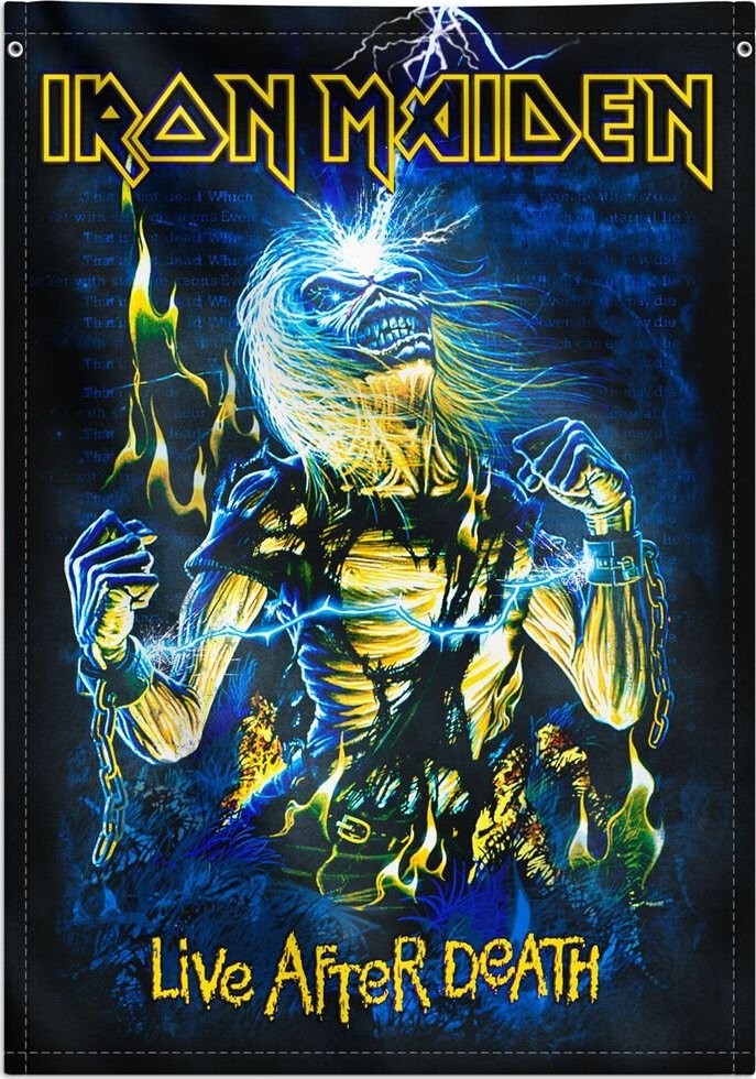 Iron Maiden Live After Death Textilní plakát vícebarevný - RockTime.cz