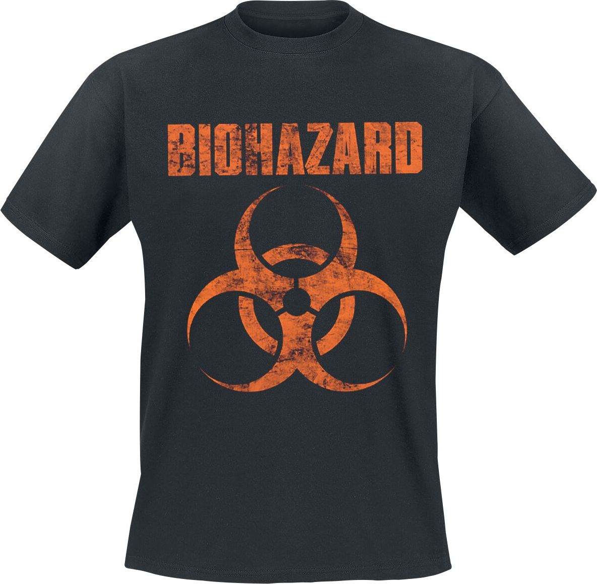 Biohazard Logo Tričko černá - RockTime.cz