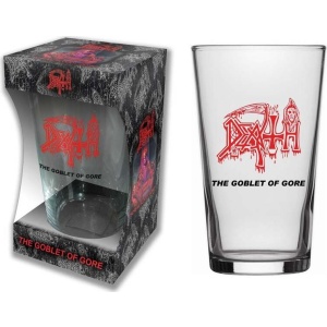 Death The Goblet Of Gore pivní sklenice transparentní - RockTime.cz