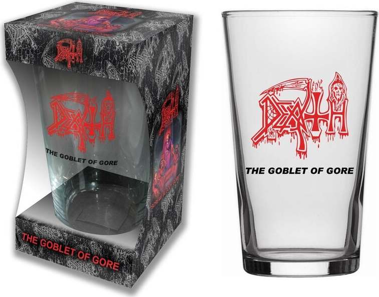 Death The Goblet Of Gore pivní sklenice transparentní - RockTime.cz