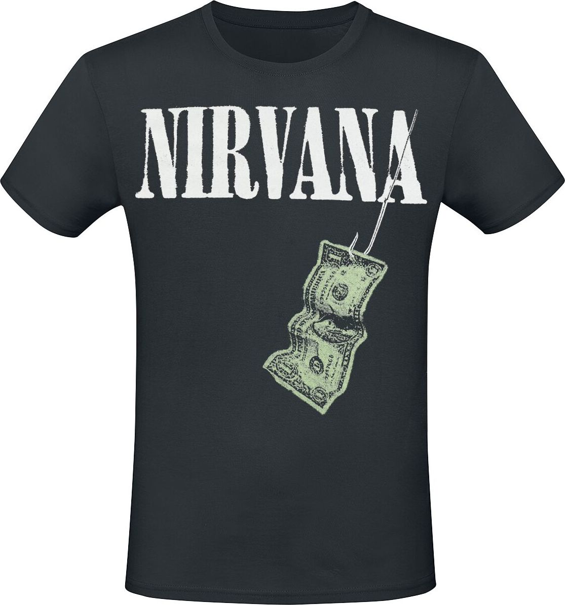 Nirvana Nevermind Tracklist Tričko černá - RockTime.cz