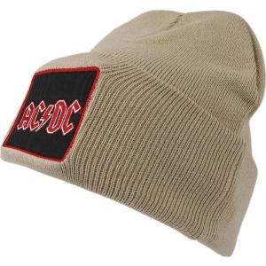 AC/DC Amplified Collection - Patch Beanie Beanie čepice khaki