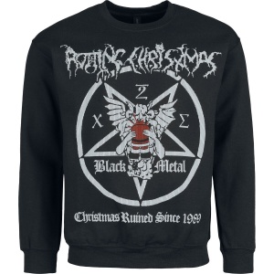 Rotting Christ Holiday Sweater - Christmas Ruined Since 1989 Mikina černá