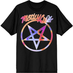 Mötley Crüe Gradient Logo Tričko černá - RockTime.cz