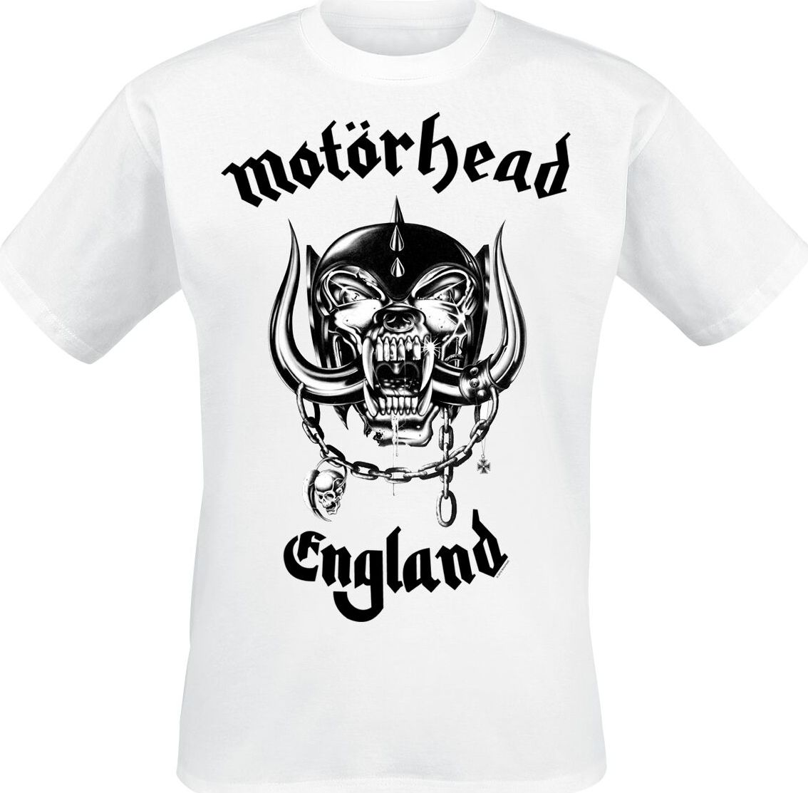 Motörhead England Tričko bílá - RockTime.cz