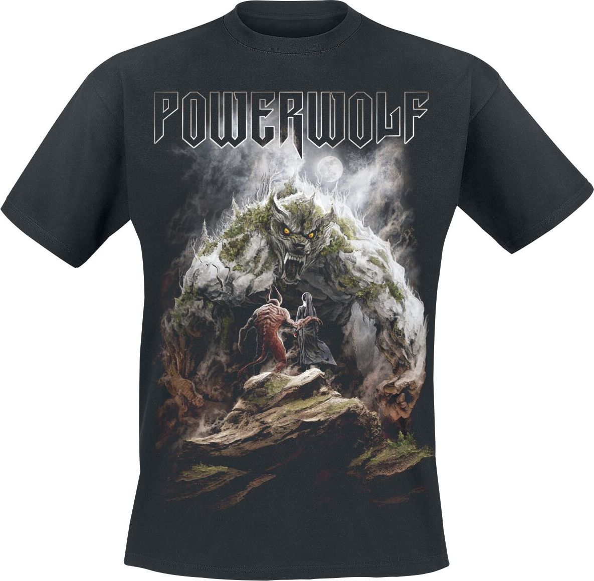 Powerwolf Stonewolf Tričko černá - RockTime.cz