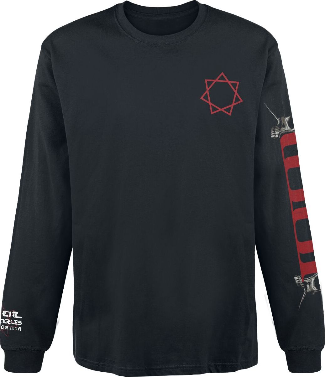 Tool Skull Spikes Tričko s dlouhým rukávem černá - RockTime.cz Tool Skull Spikes Tričko s dlouhým rukávem černá - RockTime.cz