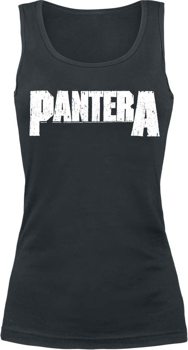 Pantera Logo Dámský top černá - RockTime.cz Pantera Logo Dámský top černá - RockTime.cz
