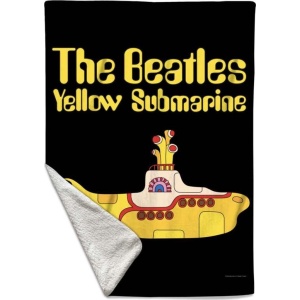 The Beatles Yellow submarine Flísová deka vícebarevný