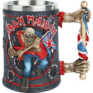 Iron Maiden Trooper Tankard Půllitr vícebarevný