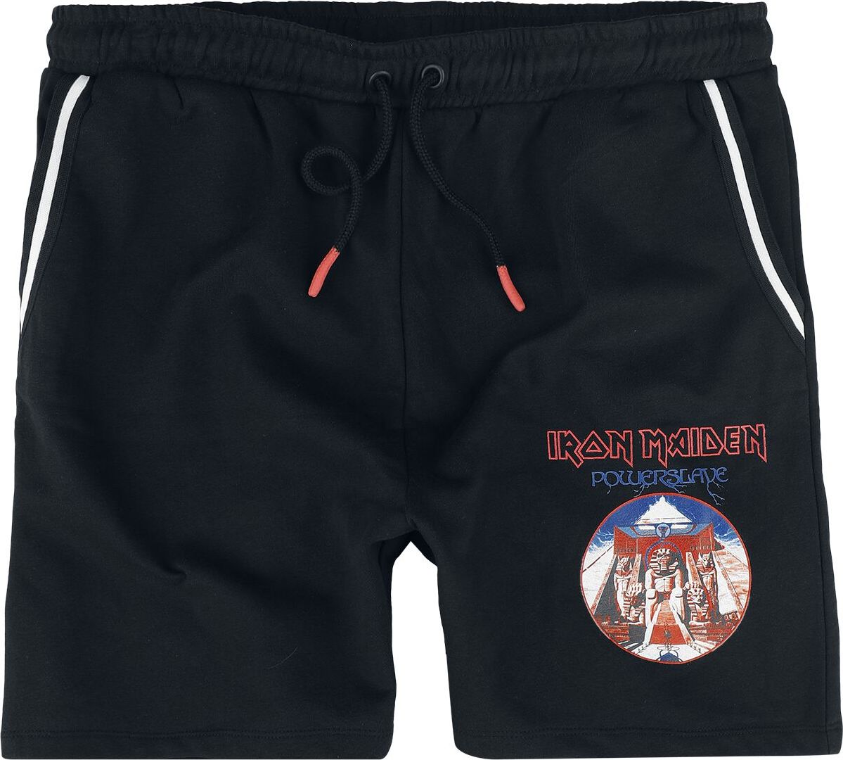 Iron Maiden Powerslave Teplákové šortky černá - RockTime.cz