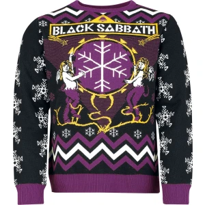 Black Sabbath Holiday Sweater Pletený svetr vícebarevný - RockTime.cz