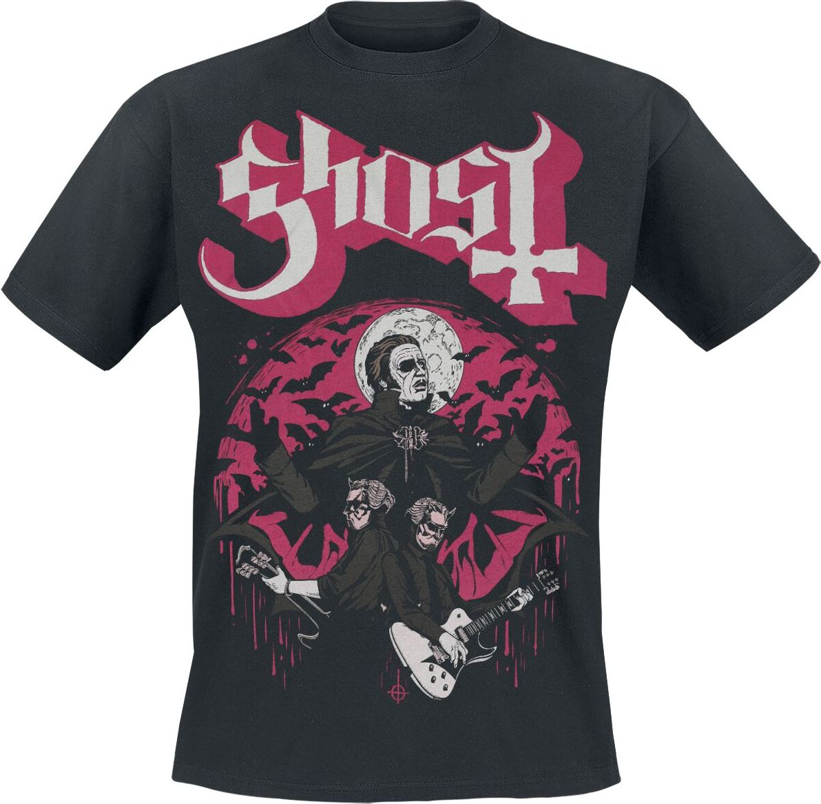 Ghost Guitars Tričko černá - RockTime.cz
