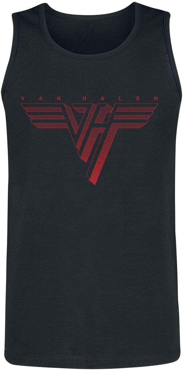 Van Halen Classic Red Logo Tank top černá - RockTime.cz Van Halen Classic Red Logo Tank top černá - RockTime.cz