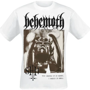 Behemoth The Shit ov God - Sepia Parchment V2 Tričko bílá - RockTime.cz