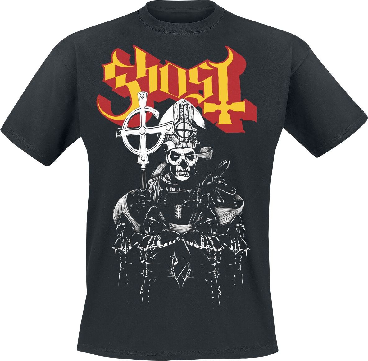 Ghost Papa 2 GRC Tričko černá - RockTime.cz