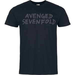 Avenged Sevenfold Logo 3D Druck Tričko černá