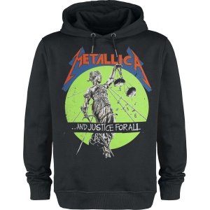 Metallica Amplified Collection - No Justice For All Mikina s kapucí černá - RockTime.cz