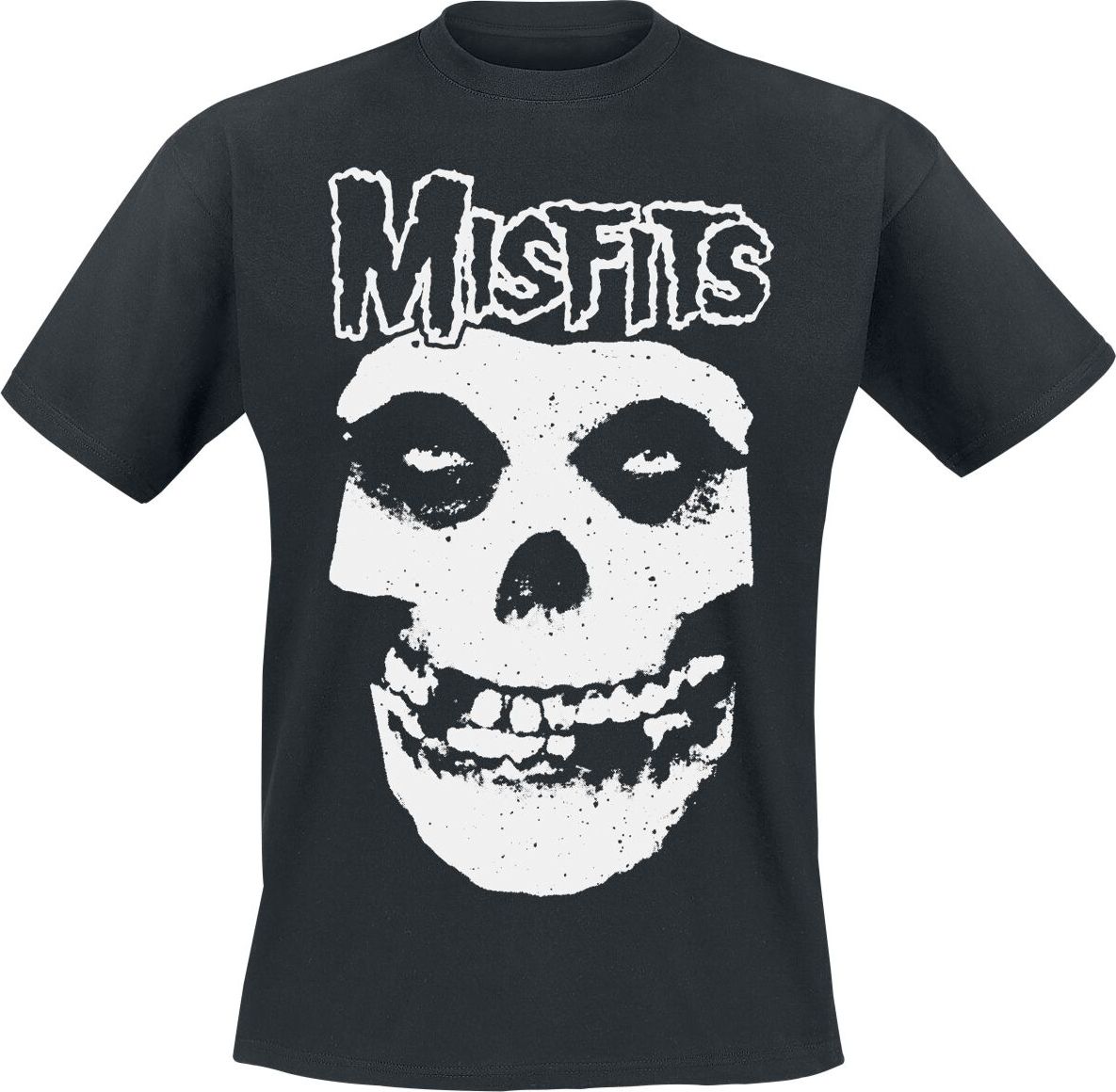 Misfits White Logo Tričko černá - RockTime.cz