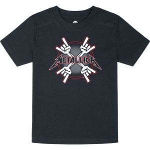 Metallica Metal-Kids - Crosshorns detské tricko černá