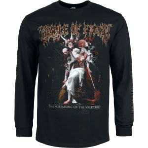 Cradle Of Filth The Screaming Of The Valkyries Tričko s dlouhým rukávem černá - RockTime.cz