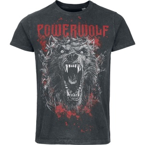 Powerwolf Chaos Tričko tmavě šedá - RockTime.cz