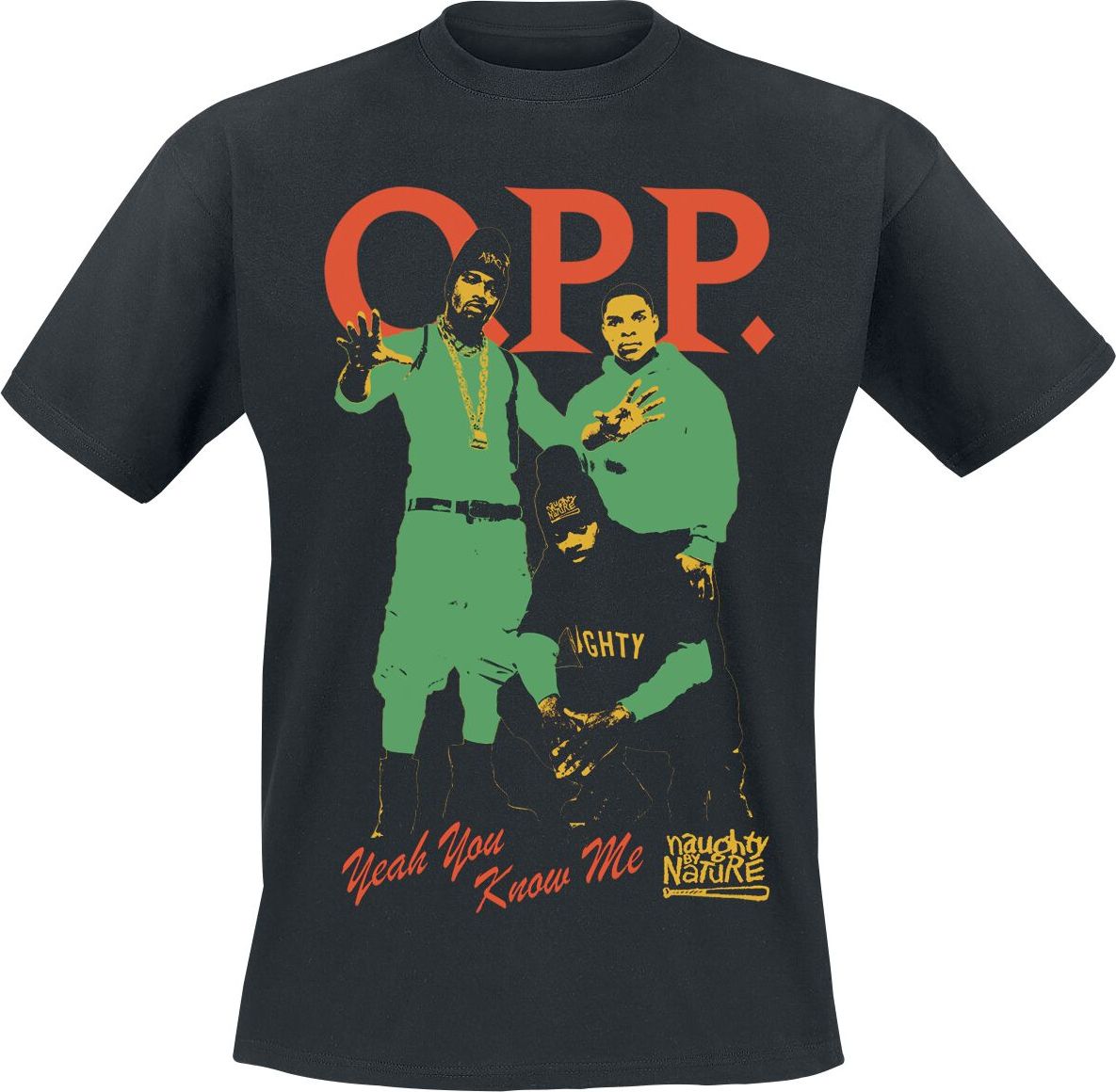 Naughty by Nature Yeah You Know Me Tričko černá - RockTime.cz