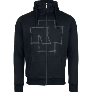 Rammstein Im Namen des Herren Mikina s kapucí na zip černá