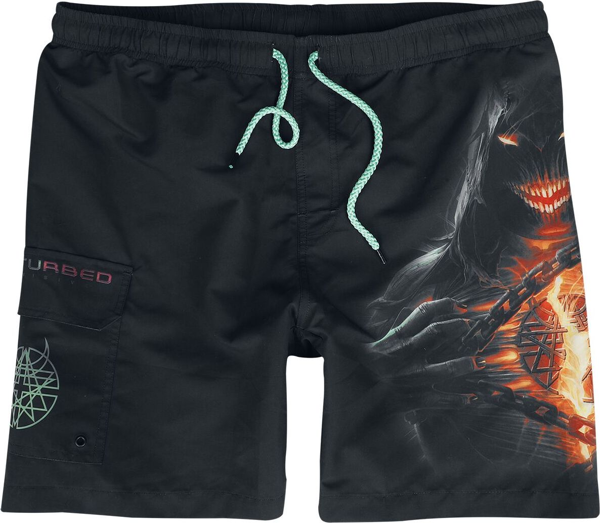 Disturbed EMP Signature Collection Pánské plavky černá - RockTime.cz