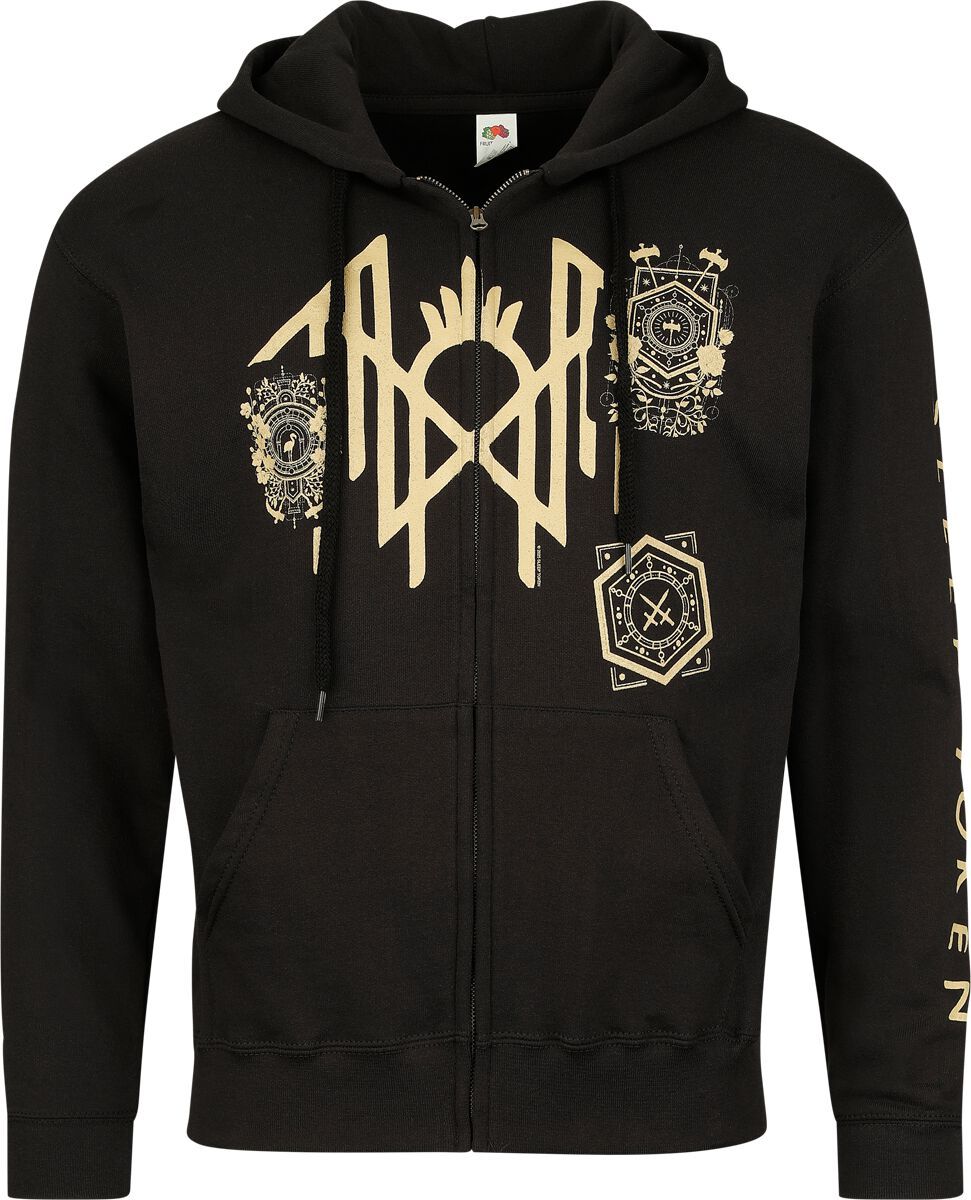 Sleep Token Patch Zip Hoodie Mikina s kapucí na zip černá - RockTime.cz