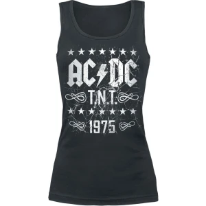 AC/DC T.N.T. 1975 Dámský top černá - RockTime.cz