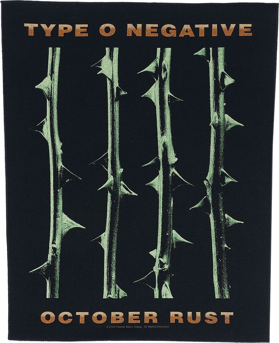 Type O Negative October Rust nášivka na záda vícebarevný - RockTime.cz