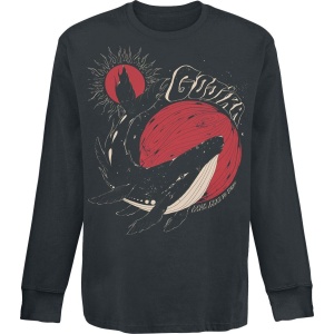 Gojira Whale Sun Moon Mikina černá