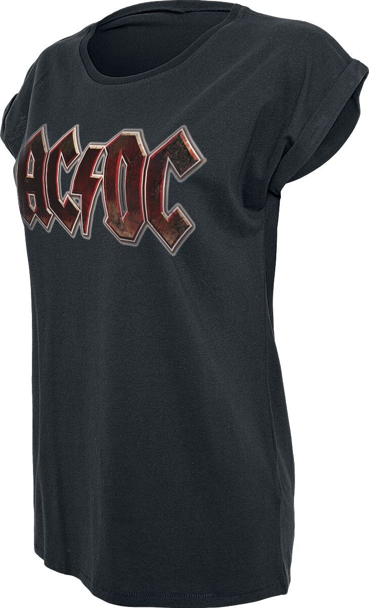 AC/DC Voltage Logo Dámské tričko černá - RockTime.cz AC/DC Voltage Logo Dámské tričko černá - RockTime.cz